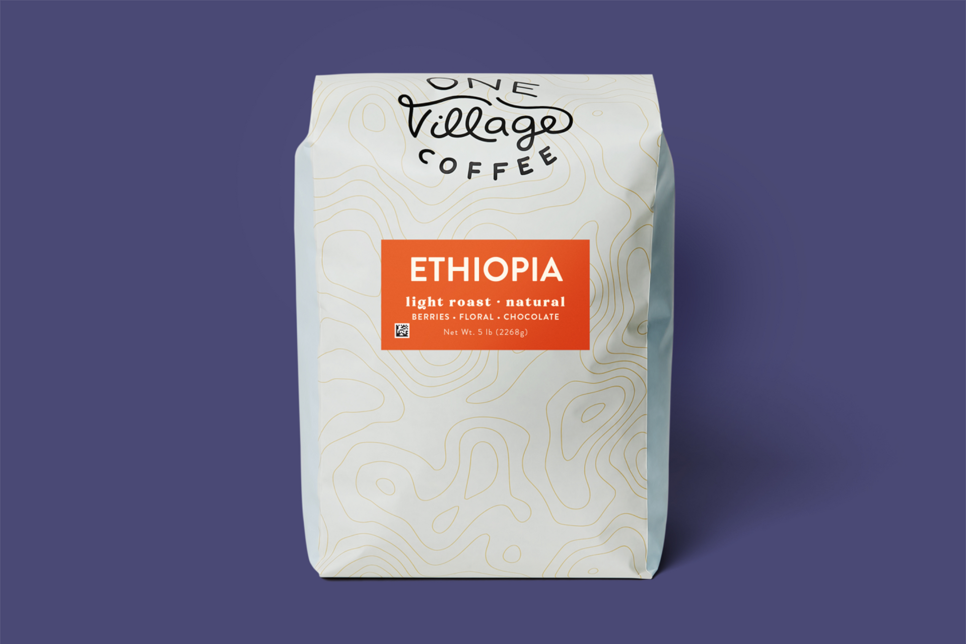 Image of 5lb Ethiopia Natural coffee bag.